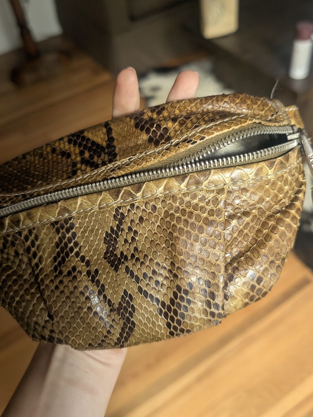 Marc Jacobs - Python Embossed Leather Belt / Sling Bag - Made in Italy - Picture 11 of 11